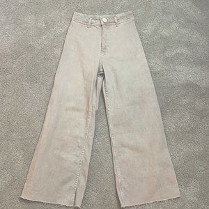 Zara - High waisted sailor straight jeans